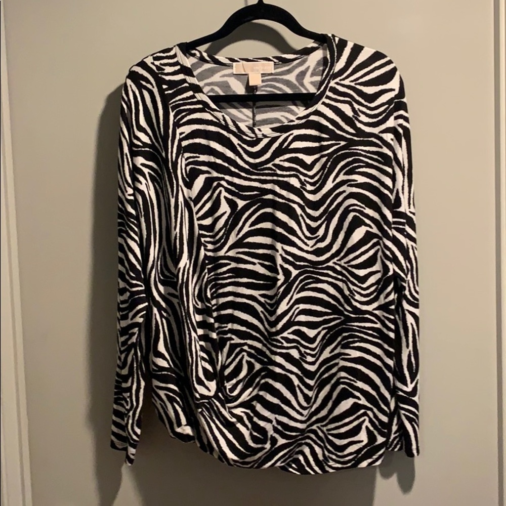 Micheal Kors Zebra Top
